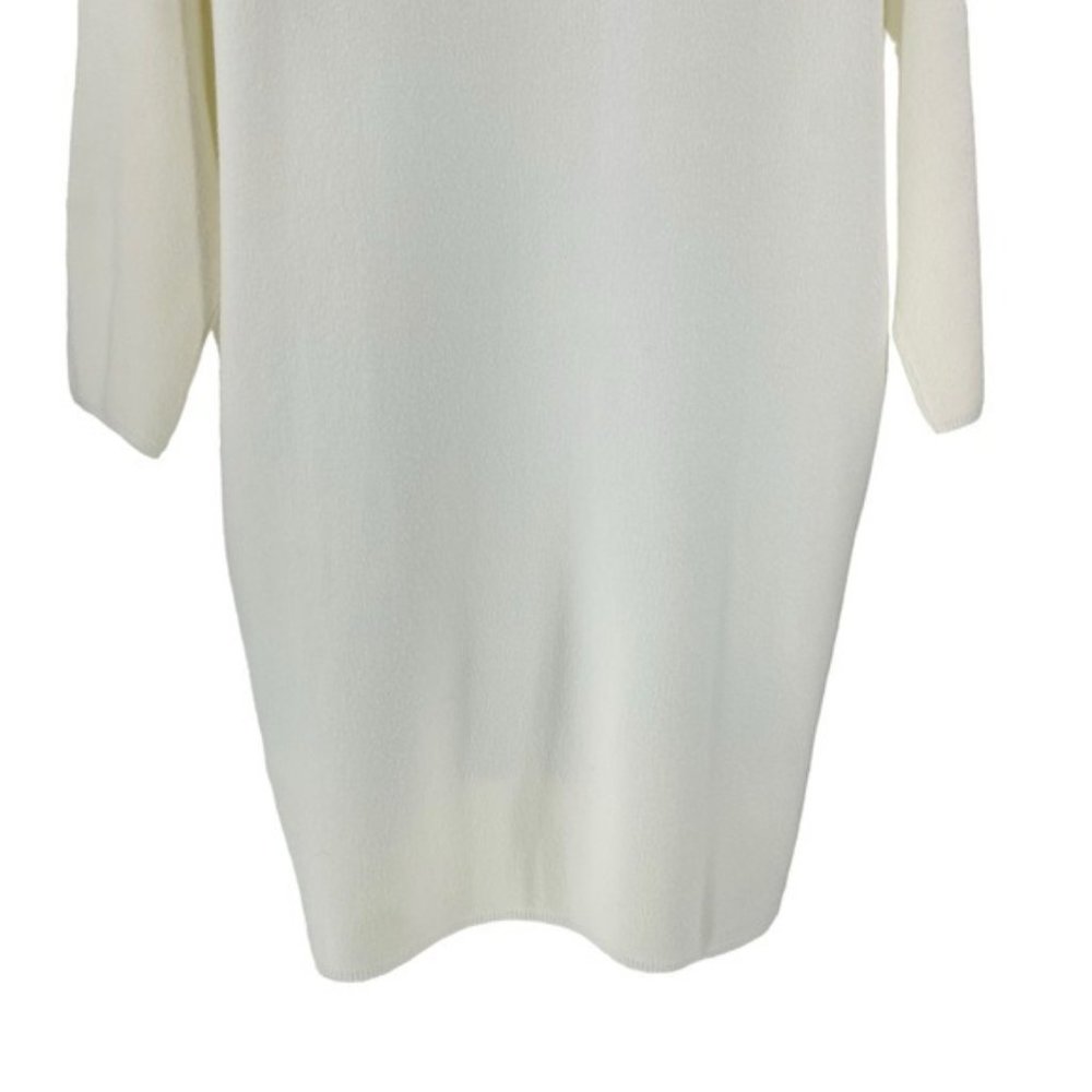 Pomander Place NEW Winter White Vivianne Turtleneck Sweater Mini Dress Size XS - Picture 9 of 10